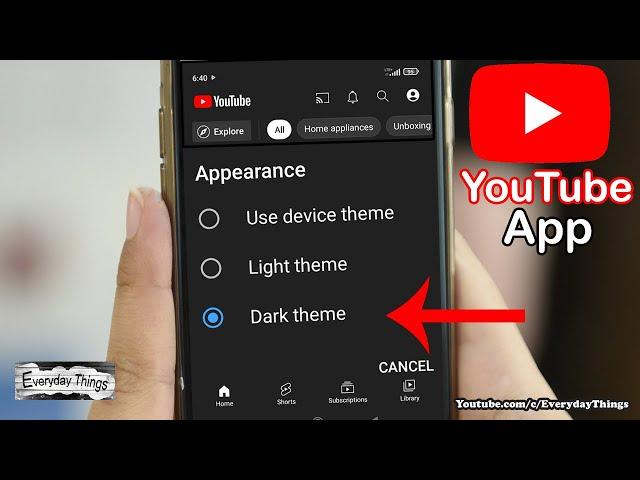 How to Turn ON Dark Mode on YouTube App