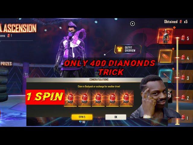 Cobra Rage Bundle in 400 Diamonds only | Cobra Ascension One Spin Trick