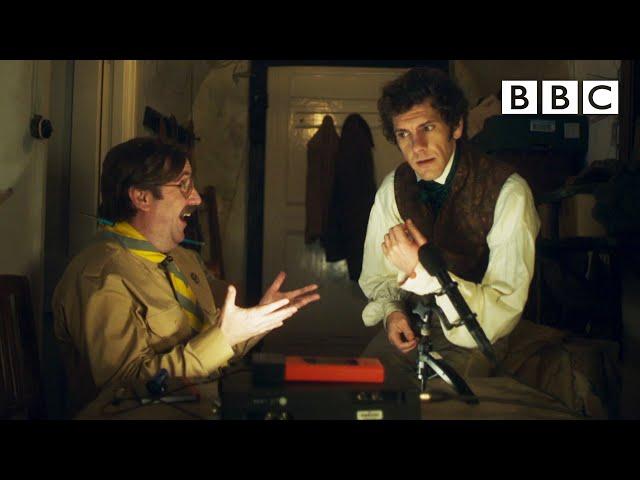 Ghosts use paranormal detection device to start a radio station... why not  | Ghosts - BBC