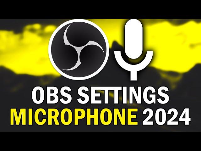 How To Make ANY Microphone Sound Better In OBS Studio 2024 (Best Mic Settings For OBS Studio 2024)