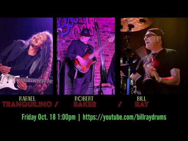 Rafael Tranquilino / Robert Baker/ Bill Ray Live From The Basement! 10-18-24 #Livemusic #bluesrock