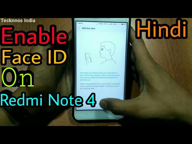 Enable Face ID Unlock In Redmi Note 4 | Miui 9 & Miui 11 | Without any other rom | in Hindi