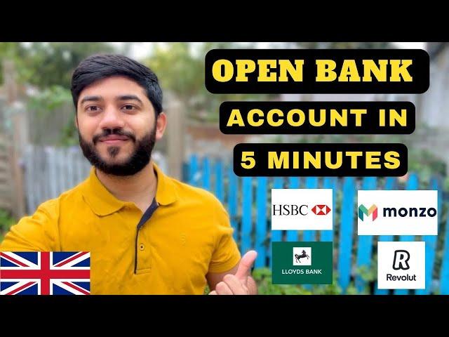 How To Open a Bank Account in UK  Open Bank in just 5 Minutes  #student #bank #uk #repost