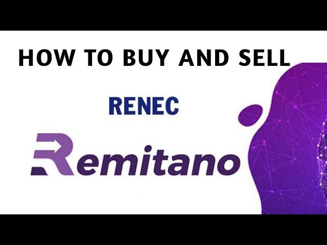 How to buy and sell RENEC #renec #remitano  #crypto