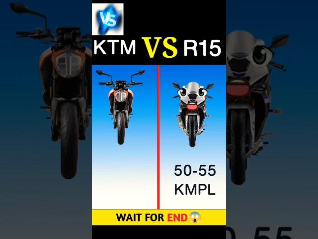 KTM DUKE 390 VS R15V4 #r15v4 #ktm #bike #yamaha #subscribe