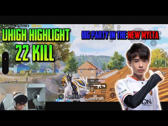 PUBG Mobile Malaysia: uHigh highlight 22 killl!!! Big party in the New Mylta