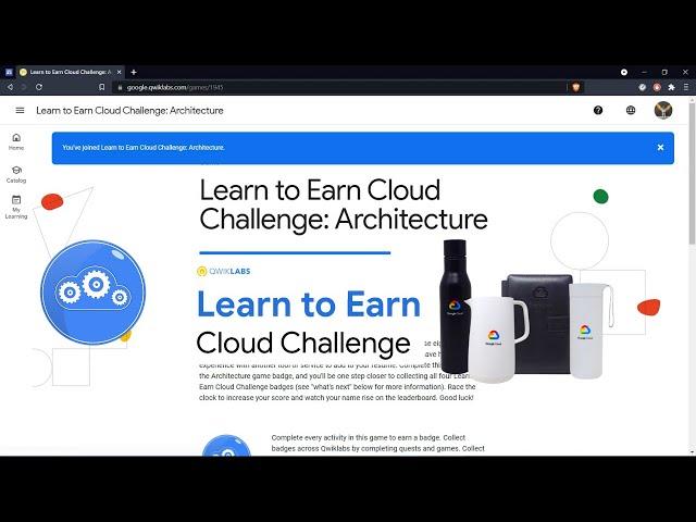 Learn to Earn Cloud Challenge: Architecture | Qwiklabs | Free Google Goodies |  Complete Badges