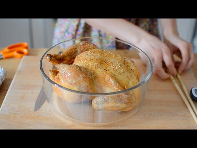 Simple Roast Chicken - Crispy Skin & Juicy Meat