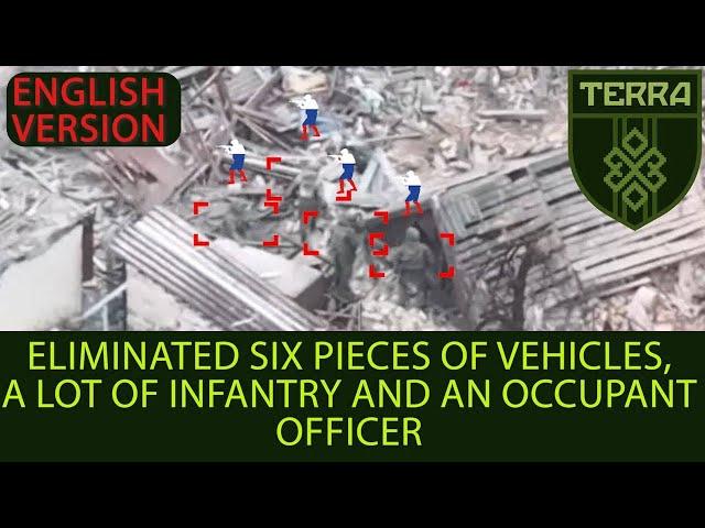 ENG. VER. We eliminated 6 pieces of vehicles, lots of infantry and an occupier's officer