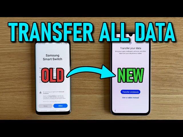 How to Transfer Data From OLD Samsung to NEW Samsung (Smart Switch)