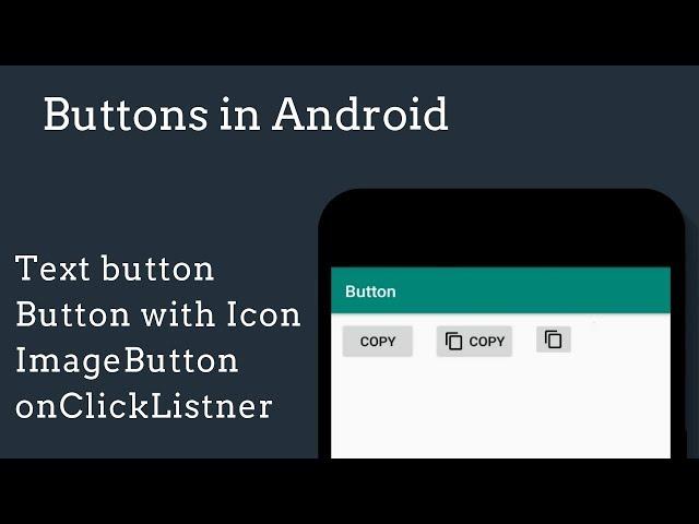 Android Button example with onclickListner