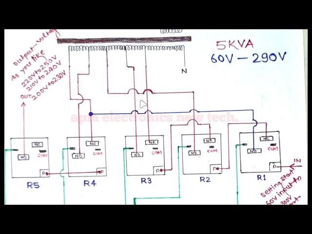 ये रिले कैसे काम करता है ? How to Work Stabilizer Relay Drive Connection DIAGRAM Details 60V STEP