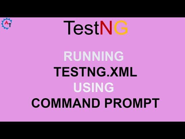 Running testng.xml from command pompt