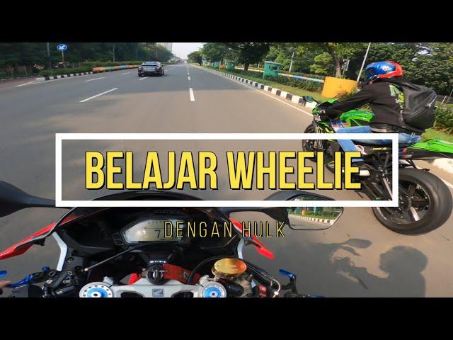 How to WHEELIE on CBR1000RR SP | Belajar Wheelie dari HULK @HarryAffandy !