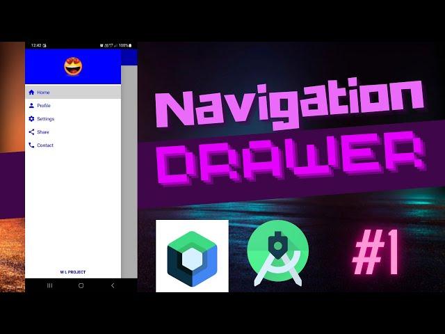 Navigation Drawer In Android Studio Jetpack Compose | Navigation Drawer Jetpack Compose | #1