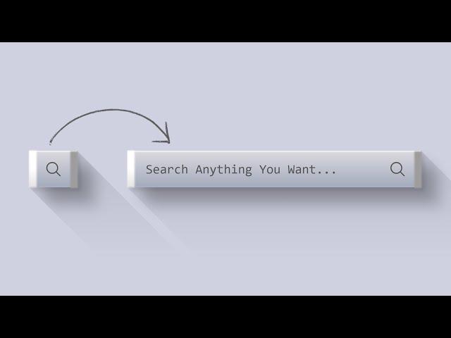 Search Box in HTML & CSS with Icon | Expanding Search Bar Hover Effects @OnlineTutorialsYT