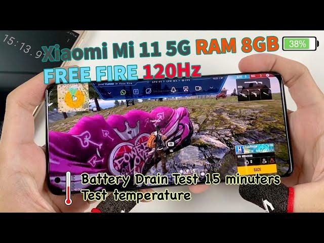 Xiaomi Mi 11 5G FREE FIRE Gamplay | Snapdragon 888 5G, 8GB RAM