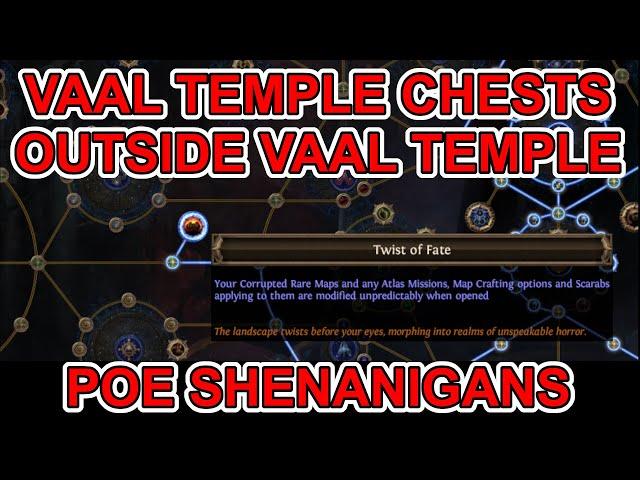 POE - Twist Of Fate: Vaal Temple Special Chests But Without The Terrible Layout - Path Of Exile 3.18