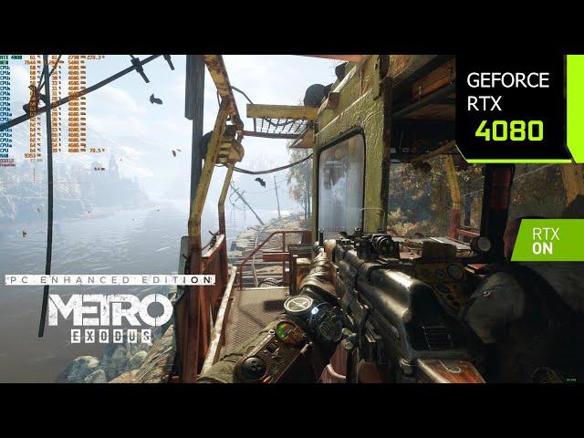 Metro Exodus Enhanced Edition | RTX 4080 4K DLSS 2.4 Quality | Ray Tracing Ultra | i7 10700F