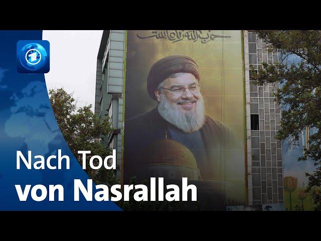 Nach Tod von Anführer Nasrallah: Hisbollah will weiterkämpfen