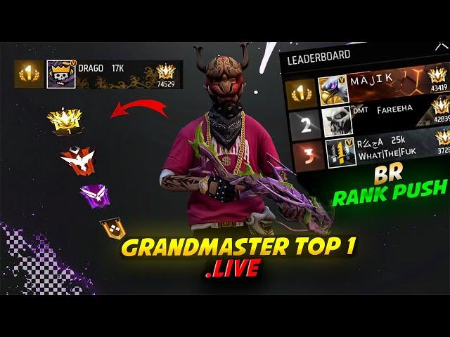 40000 SCORE BR RANK SEASON 39GRANDMASTER TOP 1 PUSHING TODAYDRAGO BHAI IS LIVE#live #freefirelive