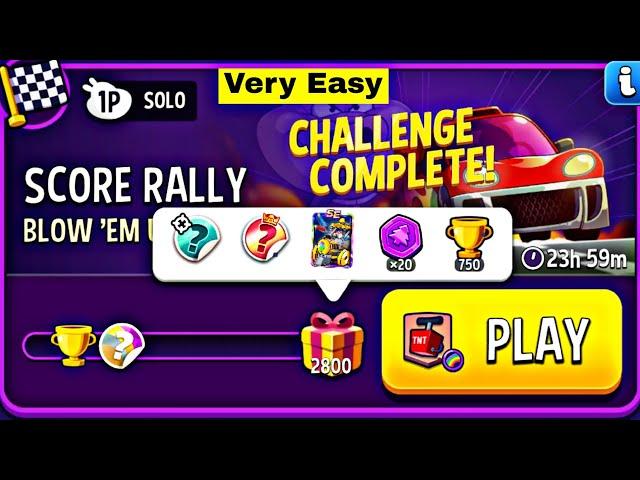 blow em up rainbow solo challenge | score rally very easy challenge | match masters