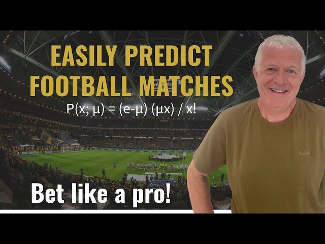 HOW TO PREDICT FOOTBALL MATCHES & PROFIT USING THIS BETTING FORMULA (1X2, BTTS, Over/under 2.5)