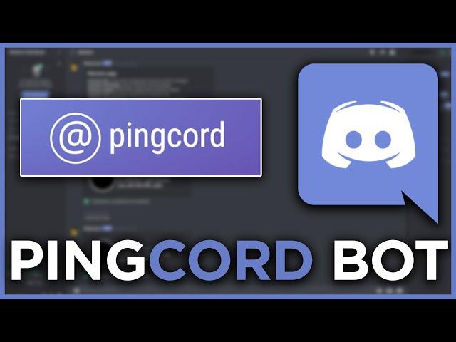 How to Get and Setup Pingcord Discord Bot! (Automatic Discord Ping/Notifications for Youtube, etc.)