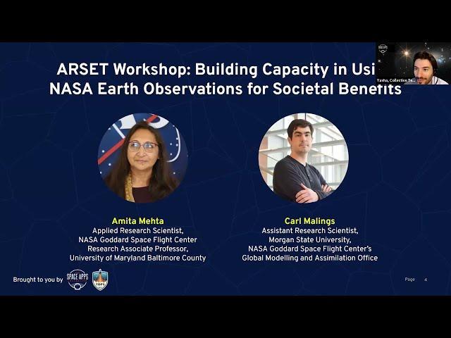 Applied Remote Sensing Training Program (ARSET) Workshop | Collective Genius Summit