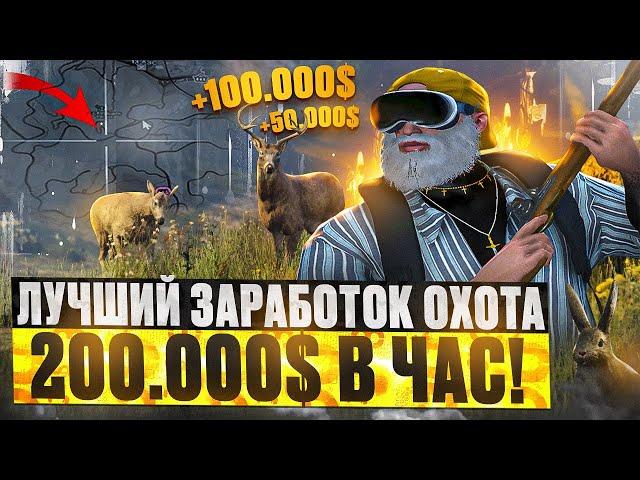 САМЫЙ лучший ЗАРАБОТОК 200.000$ В ЧАС! охота ГТА 5 РП / как быстро ЗАРАБОТАТЬ В GTA 5 RP DAVIS