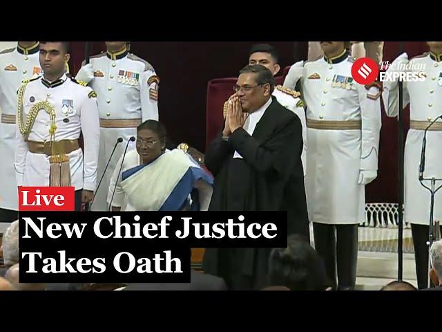 CJI Oath Ceremony LIVE from Rashtrapati Bhavan: Justice Sanjiv Khanna Becomes Chief Justice of India