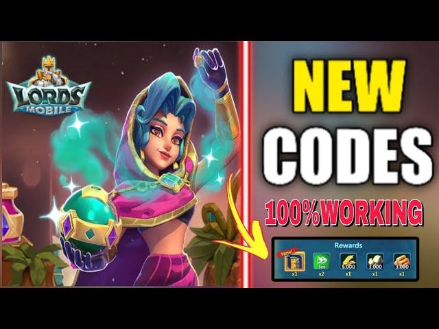  Congrats  Lords Mobile Redeem Codes 2023||2023 Lords mobile redeem code