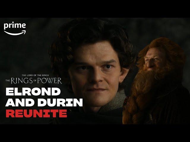 Elrond and Durin Reunite | The Rings of power | Prime Video