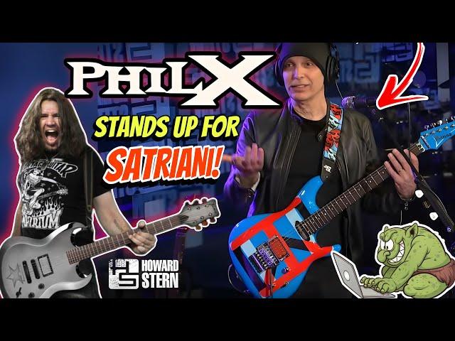 ‼️Phil X defends Satriani over Howard Stern Performance| Steve Vai & Wife visit Phil X’s house! 