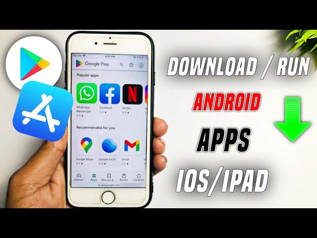 How to download android apps on iphone? | How to run android apps on iphone |Run Android Apps in iOS