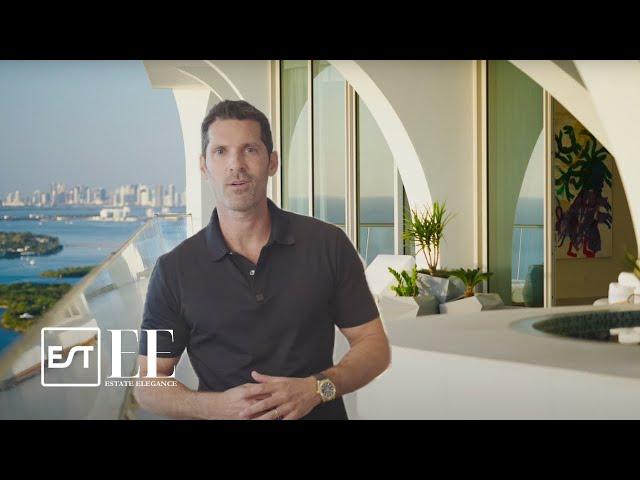 Touring a $39M Miami Penthouse With a 12,000 Square Foot Deck | Estate Elegance