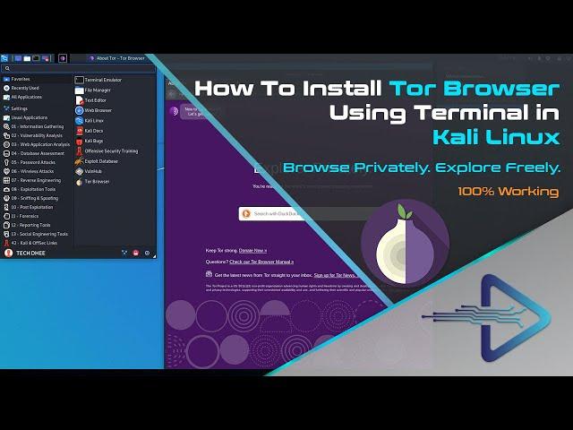 How To Install Tor Browser Using Terminal in Kali Linux | 100% Working