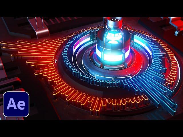 After Effects Tutorial 2023  | After Effects Element 3D | After Effects Audio Spectrum