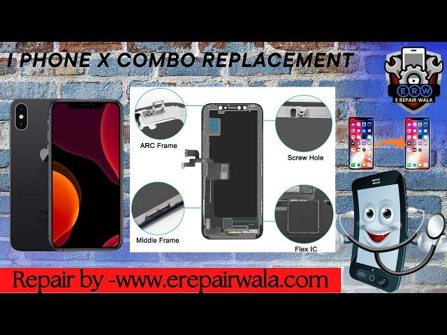 How to change iphone x combo | iPhone combo change | iPhone x combo replacement | iPhone LCD change