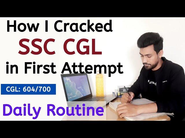 MY SSC CGL Daily Study Plan | Shankar Sesma | First Attempt