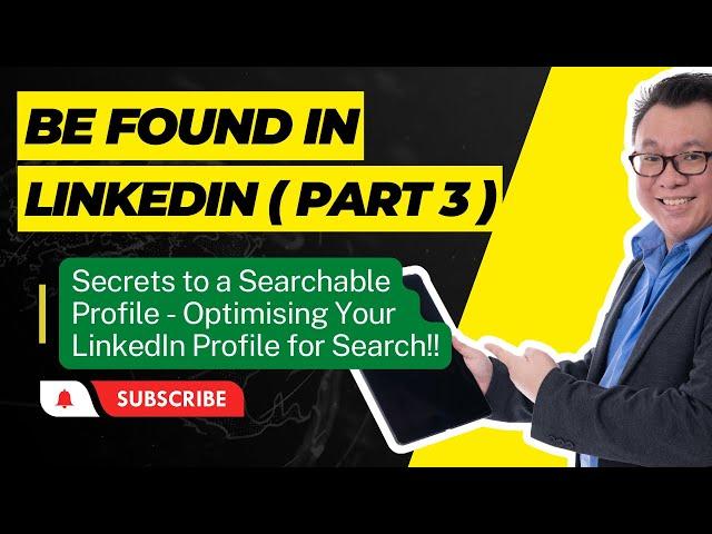 How To Optimize Your LinkedIn Profile For Maximum Exposure If you're looking to find a job!