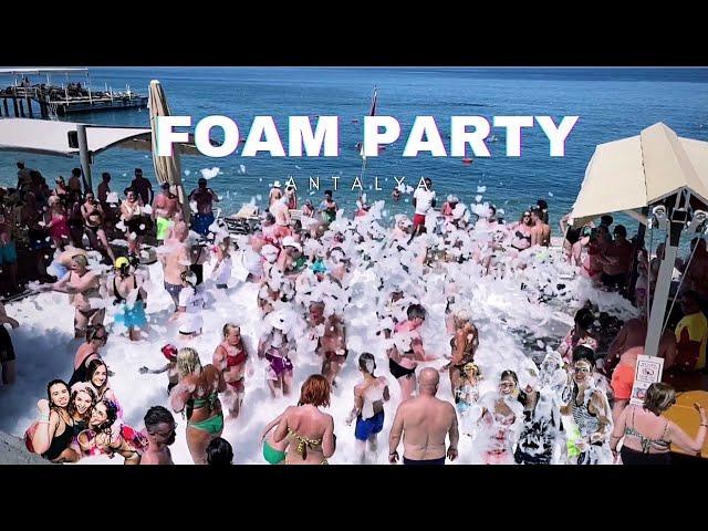 Bubbles köpük  FOAM PARTY in Fame Residence Kemer&SPA ANTALYA TURKEY