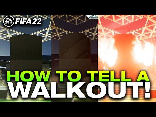 How to tell if it's a walkout! | FIFA 22 Pack Animations Explained