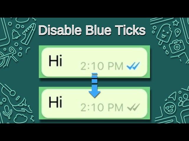 How To Disable Blue Ticks in WhatsApp iPhone