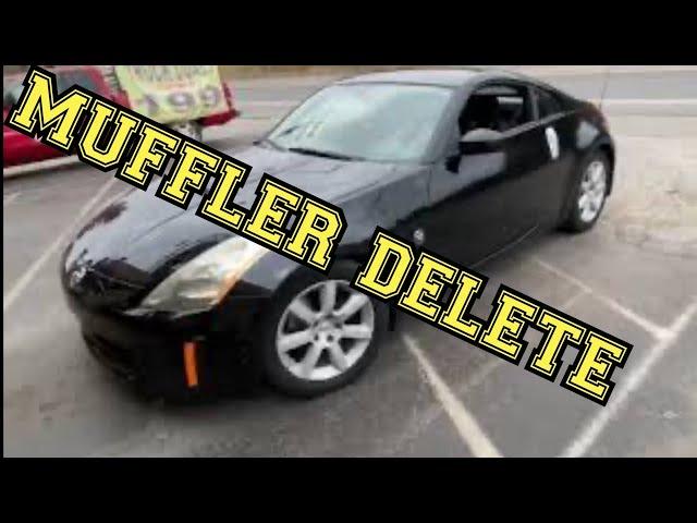 2005 Nissan 350z DUAL EXHAUST w/ Muffler Delete!!