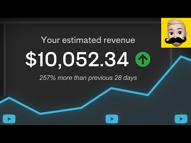 Making $10,000 on a new youtube channel in 1 week