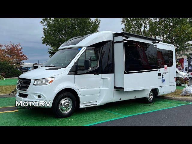 Leisure Unity Murphy Bed Lounge 2024 Class C Mercedes Sprinter Motorhome