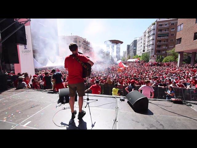 Jamie Webster / BOSS Night - Virgil Van Dijk Song - Plaza Felipe II - Madrid - 01.06.19