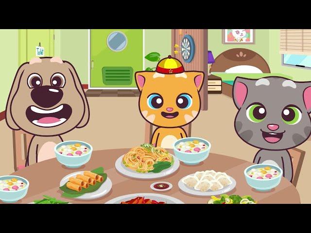 Lunar New Year | Talking Tom Minis | Cartoons for Kids | WildBrain Kids