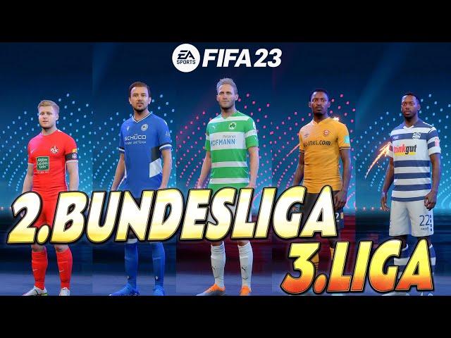 FIFA 23 | 2. Bundesliga - 3. Liga Player Ratings & Faces